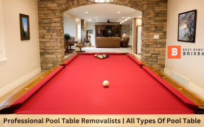 Professional Pool Table Removalists | All Types Of Pool Table